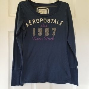 Aeropostale Blue Long Sleeve Shirt.